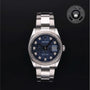 Rolex Certified Pre-owned Datejust M126234-0012 front on black background