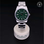 Rolex Certified Pre-owned Oyster Perpetual M124300-0005 front on black background