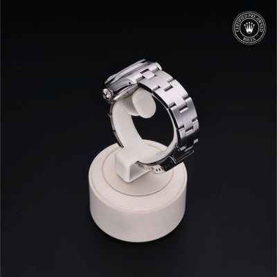 Rolex Certified Pre-owned Lady Datejust M69160-0011 front on black background