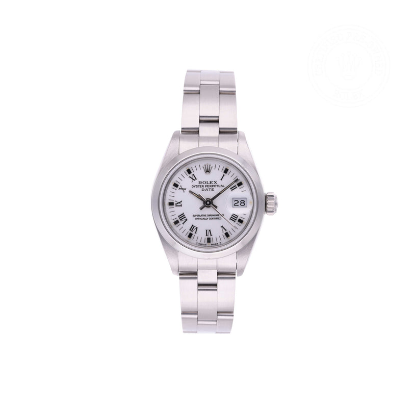 Rolex Certified Pre-owned Lady Datejust M69160-0011 front on white background