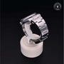 Rolex Certified Pre-owned Oyster Perpetual M124300-0002 front on black background