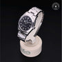 Rolex Certified Pre-owned Explorer M114270-0002 front on black background