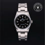 Rolex Certified Pre-owned Explorer M114270-0002 front on black background