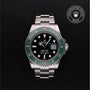 Rolex CPO Submariner M126610LV front on white background