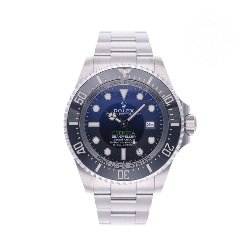 Rolex Certified Pre-owned Sea-Dweller M126660-0002 front on white background