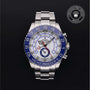 Rolex Certified Pre-owned Yacht-Master II M116680-0002 front on black background