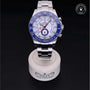 Rolex Certified Pre-owned Yacht-Master II M116680-0002 front on black background
