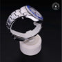 Rolex Certified Pre-owned Yacht-Master II M116680-0002 front on black background