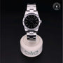Rolex Certified Pre-owned Air-King M14010M-0012 front on black background