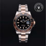 Rolex Certified Pre-owned GMT M126711CHNR-0002 front on black background