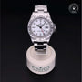 Rolex Certified Pre-owned Explorer M16570-0006 front on black background