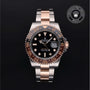 Rolex Certified Pre-owned GMT M126711CHNR-0002 front on black background