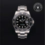 Rolex Certified Pre-owned GMT M116710LN-0001 front on black background