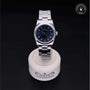Rolex Certified Pre-owned Oyster Perpetual M77080-0028 front on black background
