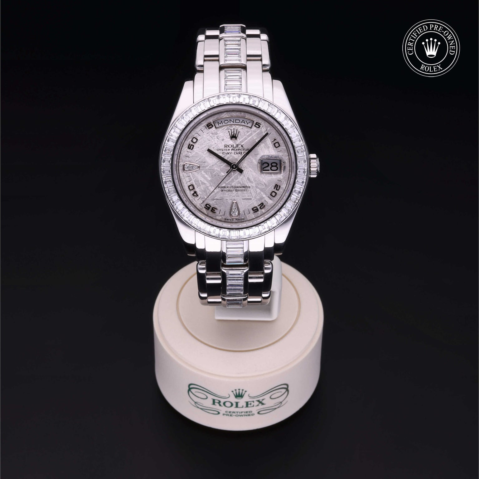  front on black background