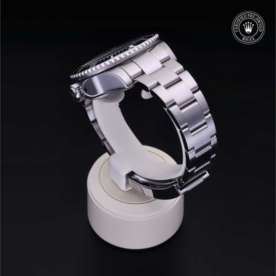 Rolex Certified Pre-owned Sea-Dweller M116660-0001 front on black background