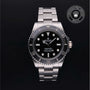 Rolex Certified Pre-owned Submariner M124060-0001 front on black background