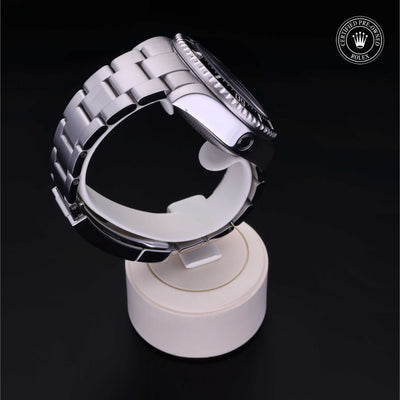 Rolex Certified Pre-owned Sea-Dweller M116660-0003 front on black background