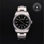 Rolex Certified Pre-owned Oyster Perpetual M114300-0005 front on black background