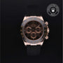 Rolex Certified Pre-owned Daytona M116515LN-0015 front on black background