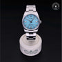 Rolex Certified Pre-owned Oyster Perpetual M126000-0006 front on black background