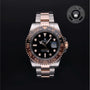 Rolex Certified Pre-owned GMT II M126711CHNR-0002 front on black background
