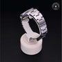 Rolex Certified Pre-owned Air-King M14010-0001 front on black background