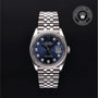 Rolex Certified Pre-owned Datejust M126234-0037 front on black background