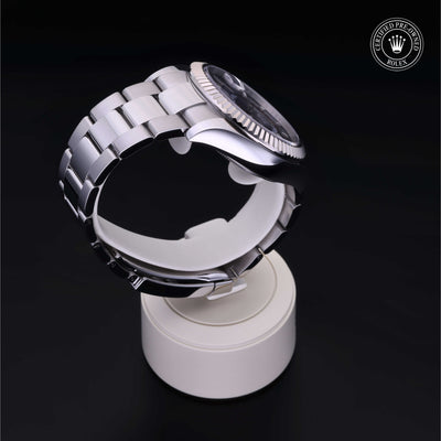 Rolex Certified Pre-owned Sky-Dweller M326934-0003 front on black background