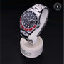 Rolex Certified Pre-owned GMT II M16710-0009 front on black background