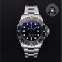 Rolex Certified Pre-owned Sea-Dweller M126660-0002 front on black background