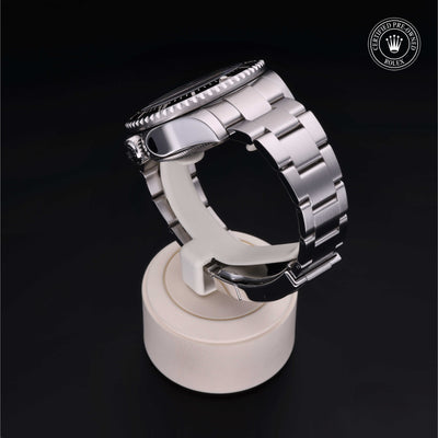 Rolex Certified Pre-owned Sea-Dweller M116660-0001 front on black background