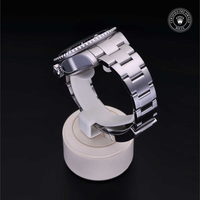 Rolex Certified Pre-owned Sea-Dweller M116660-0001 front on black background