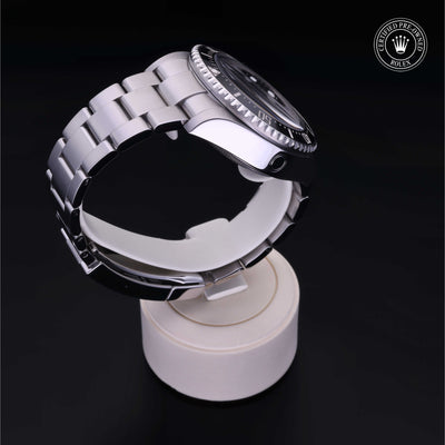 Rolex Certified Pre-owned Sea-Dweller M126660-0001 front on black background