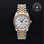 Rolex Certified Pre-owned Datejust M126233-0019 front on black background