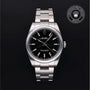 Rolex Certified Pre-owned Oyster Perpetual M114300-0001 front on black background