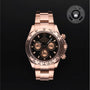 Rolex Certified Pre-owned Daytona M116505-0002 front on black background