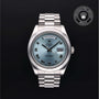 Rolex Certified Pre-owned Day-date M218206-0012 front on black background