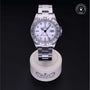 Rolex Certified Pre-owned Explorer M16570-0006 front on black background