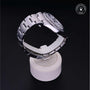 Rolex Certified Pre-owned Explorer M16570-0006 front on black background