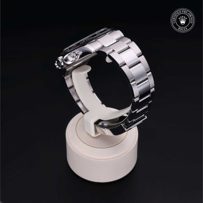 Rolex Certified Pre-owned Daytona M116500LN-0002 front on black background