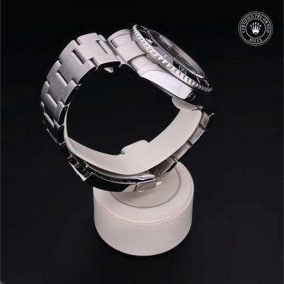 Rolex Certified Pre-owned Sea-Dweller M126600-0001 front on black background