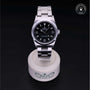 Rolex Certified Pre-owned Explorer M114270-0002 front on black background