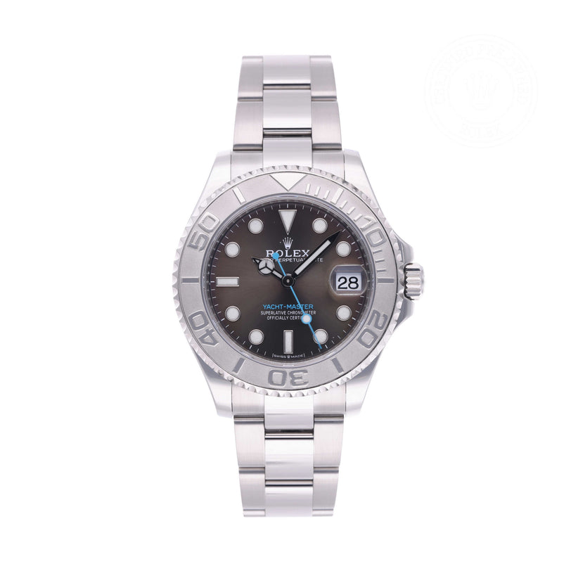 Rolex Certified Pre-owned Yacht-Master M268622-0002 front on white background
