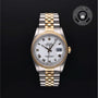 Rolex Certified Pre-owned Datejust M16233-0026 front on black background