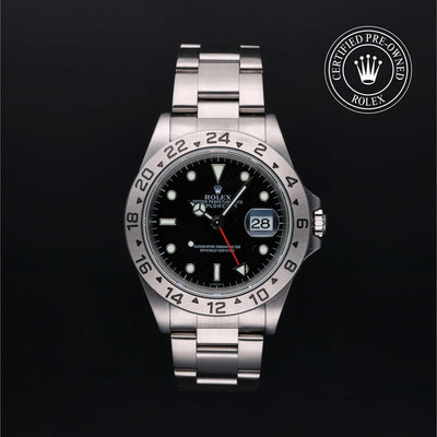 Rolex CPO Explorer M16570 front on white background