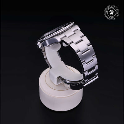 Rolex Certified Pre-owned Submariner M126610LN-0001 front on black background