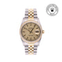 Rolex CPO Datejust M16233 front on white background