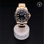 Rolex Certified Pre-owned GMT M116718LN-0001 front on black background