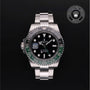 Rolex Certified Pre-owned GMT M126720VTNR-0001 front on black background
